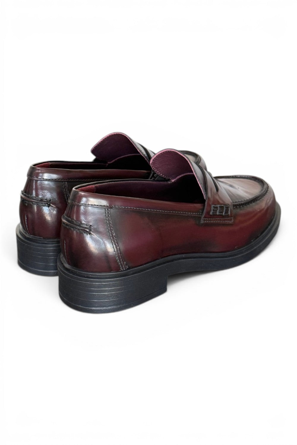 Mocassino donna burgundy Lorenzo Mari<BR/> 
