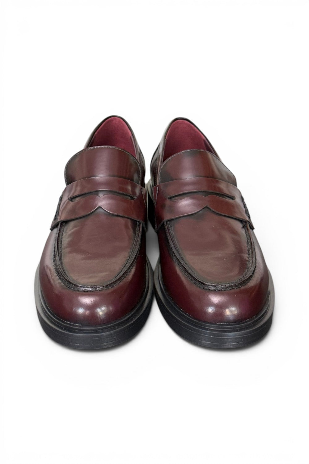 Mocassino donna burgundy Lorenzo Mari<BR/> 
