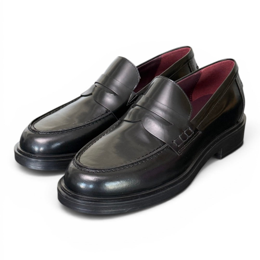Mocassino donna nero Lorenzo Mari<BR/> 