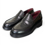 Mocassino donna nero Lorenzo Mari<BR/> 