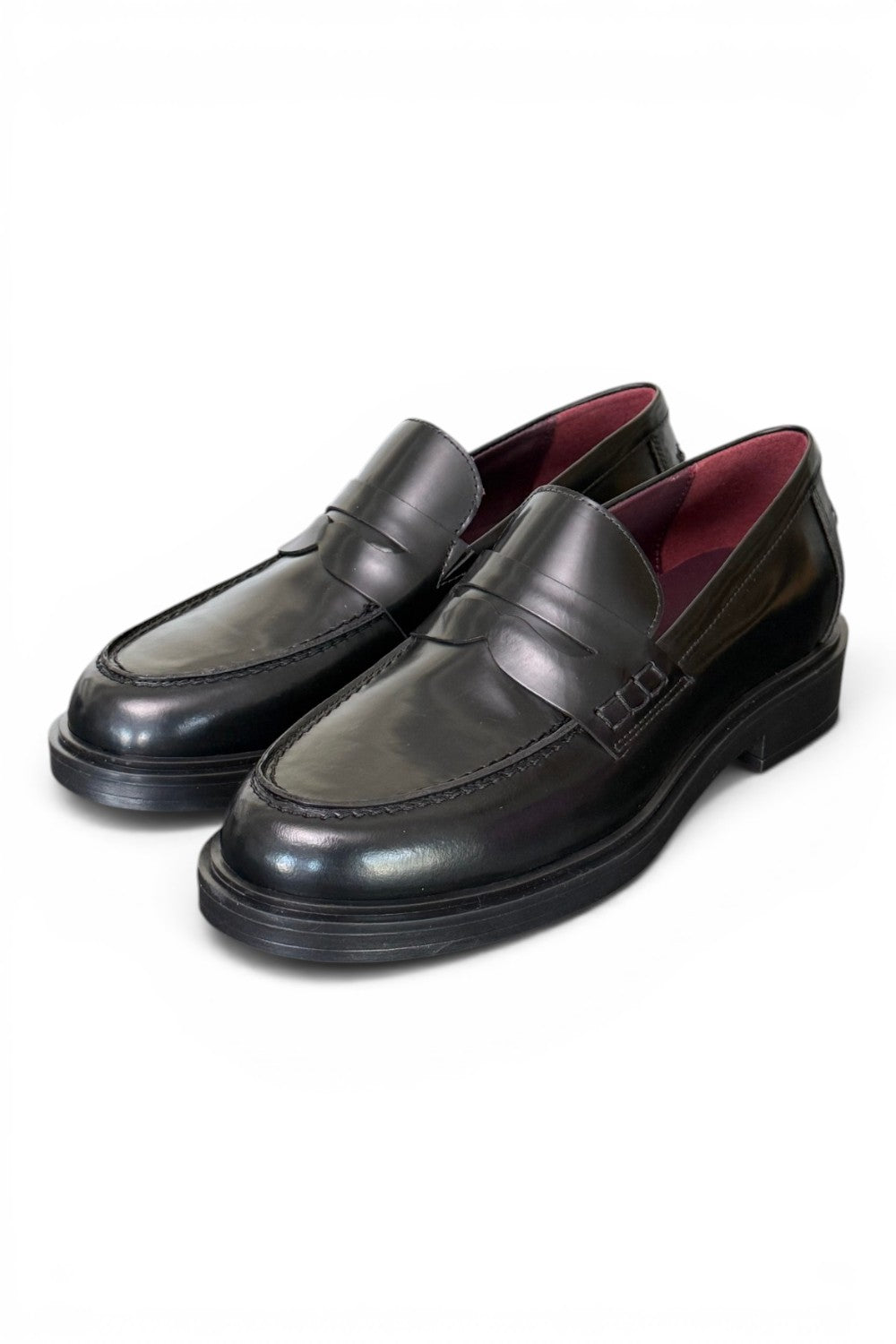 Mocassino donna nero Lorenzo Mari<BR/> 