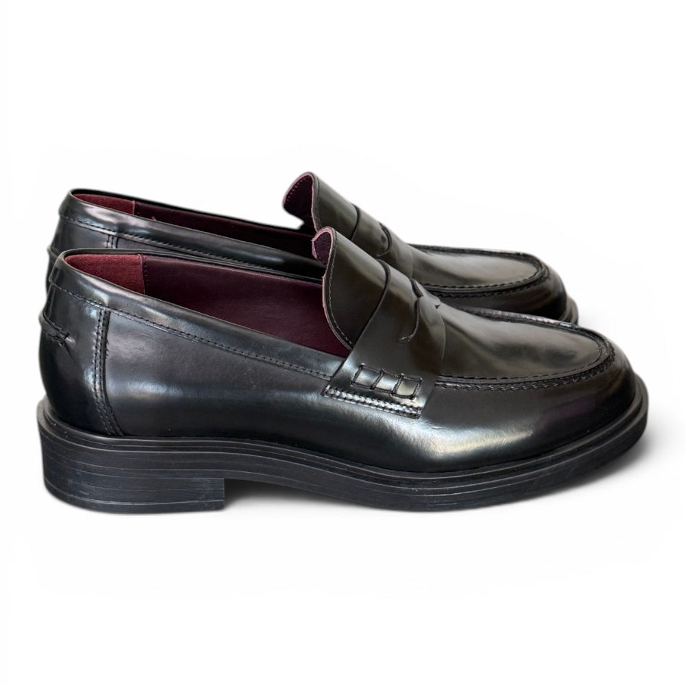 Mocassino donna nero Lorenzo Mari<BR/> 