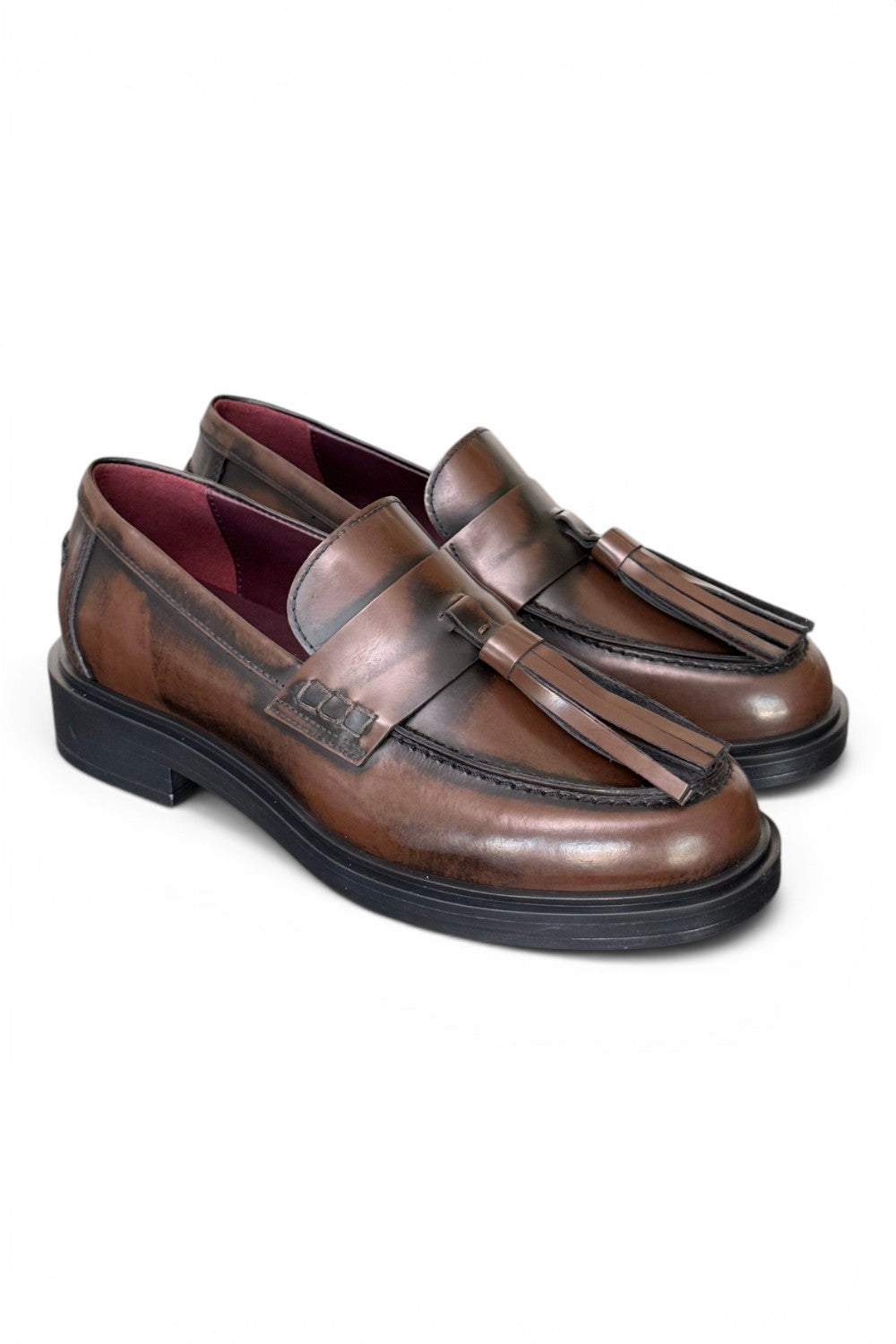 Mocassino donna mappi testa di moro Lorenzo Mari<BR/> 