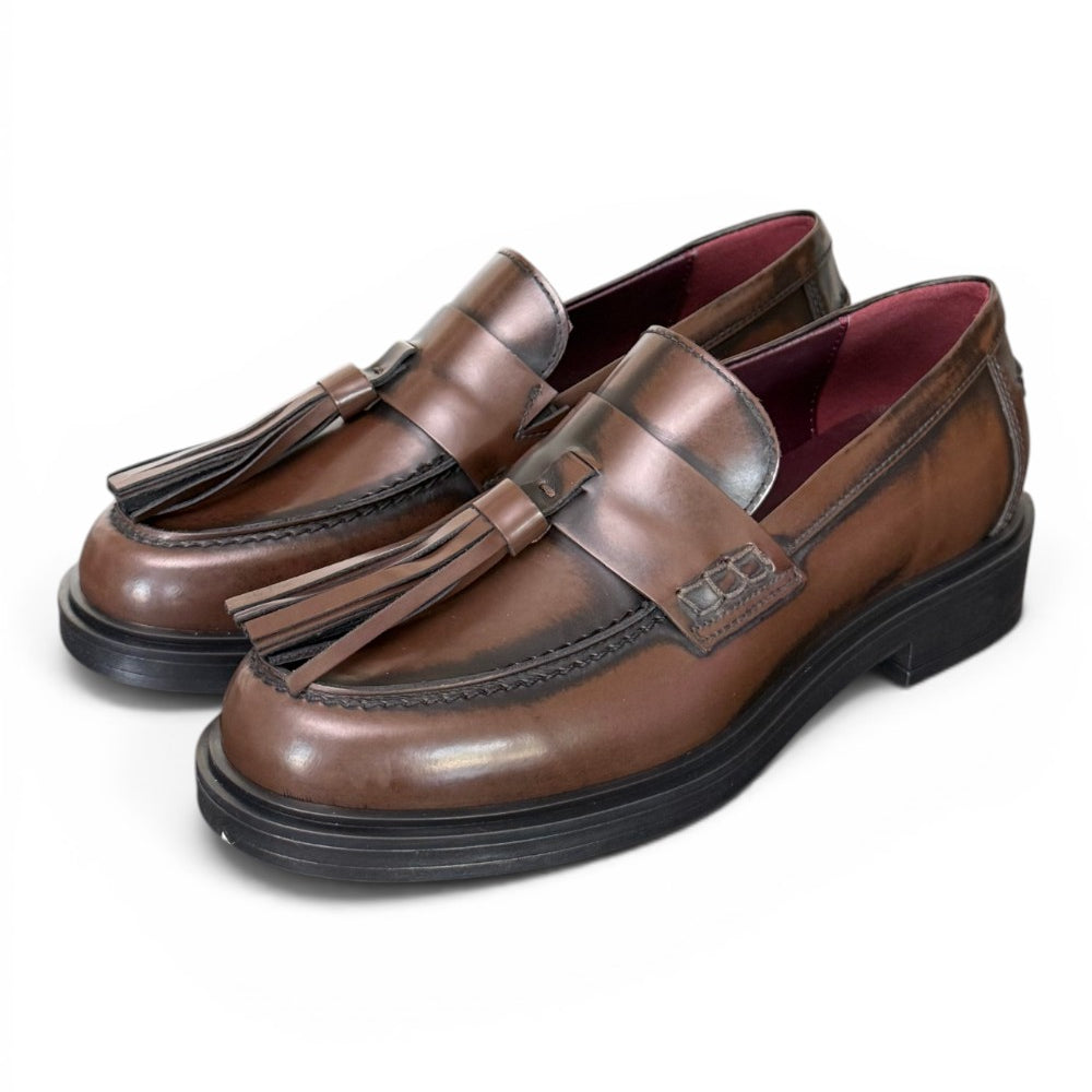 Mocassino donna mappi testa di moro Lorenzo Mari<BR/> 