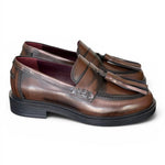 Mocassino donna mappi testa di moro Lorenzo Mari<BR/> 