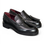 Mocassino donna mappi nero Lorenzo Mari<BR/> 