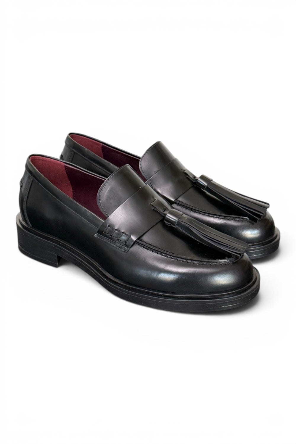 Mocassino donna mappi nero Lorenzo Mari<BR/> 