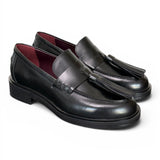 Mocassino donna mappi nero Lorenzo Mari<BR/> 