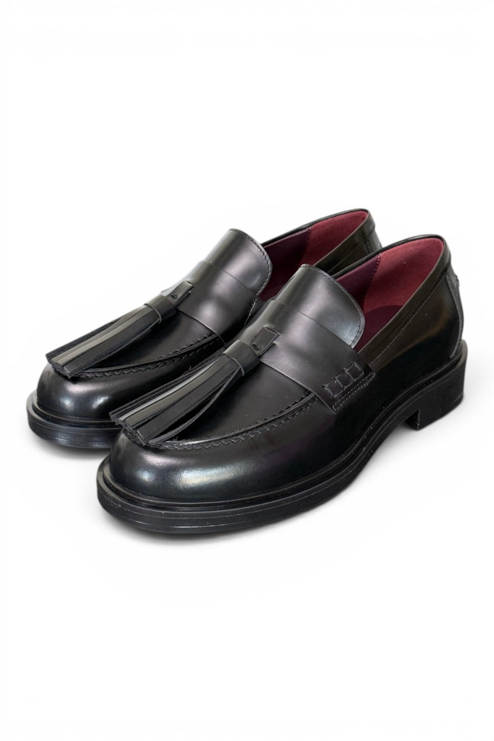 Mocassino donna mappi nero Lorenzo Mari<BR/> 