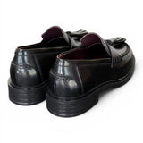 Mocassino donna mappi nero Lorenzo Mari<BR/> 