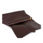 Borsa patta Kendall media pelle cioccolato Loristella<BR/> 