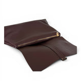 Borsa patta Kendall media pelle cioccolato Loristella<BR/> 