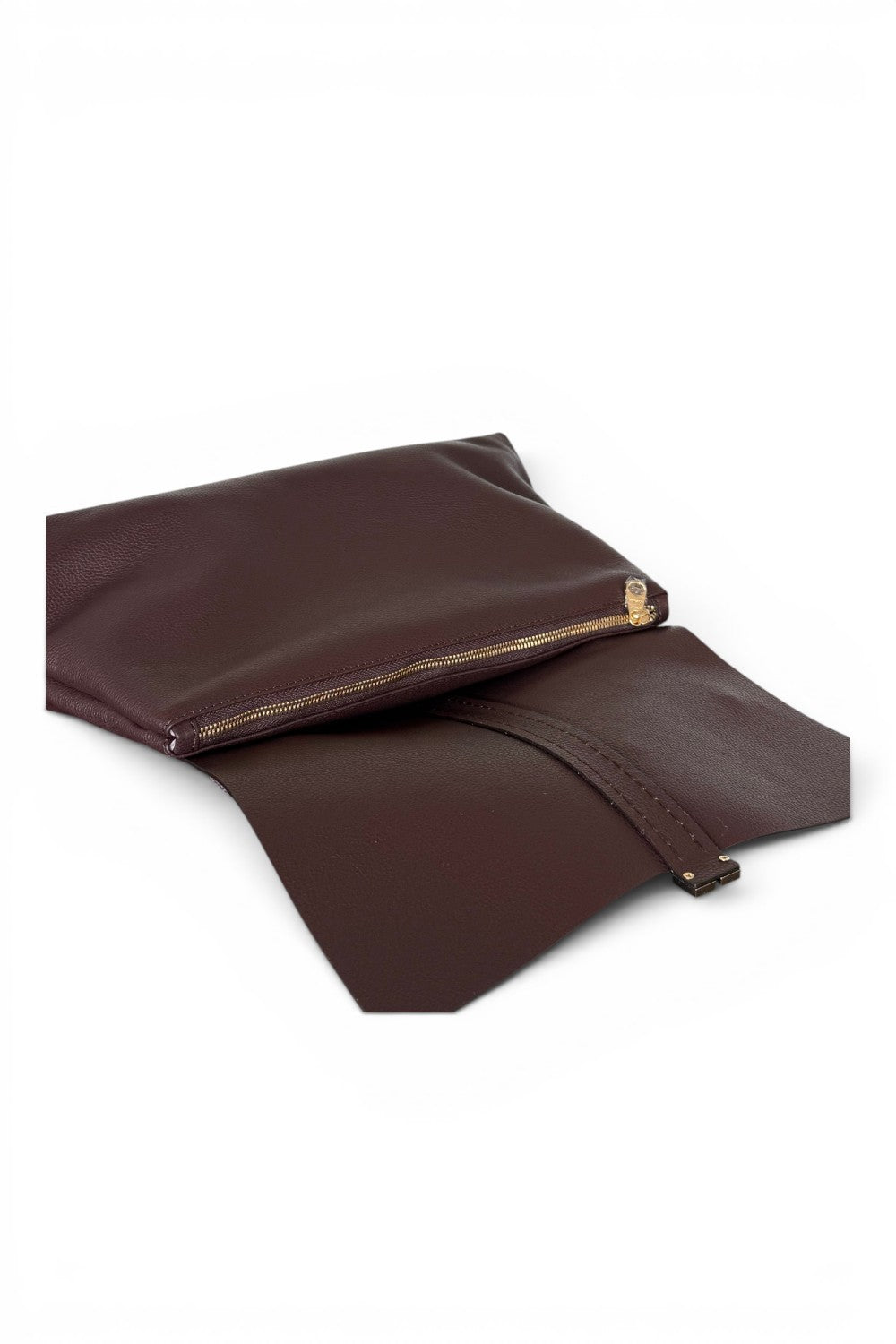Borsa patta Kendall media pelle cioccolato Loristella<BR/> 