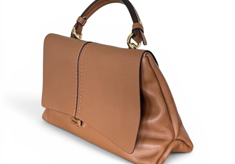 Borsa patta Kendall media pelle cuoio Loristella 