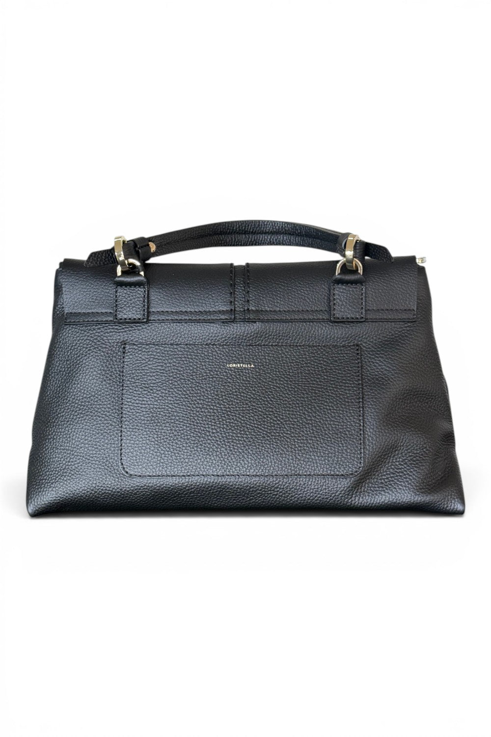 Borsa patta Kendall media pelle nera Loristella<BR/> 