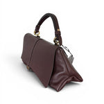 Borsa patta Kendall orizz pelle cioccolato Loristella<BR/> 