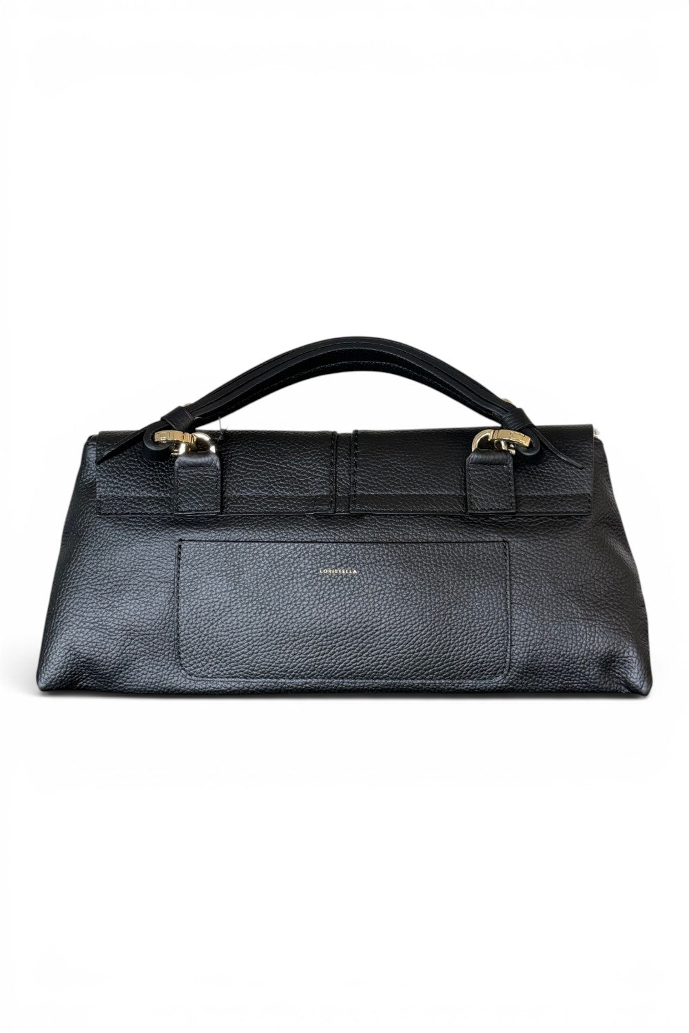 Borsa patta Kendall orizz pelle nera Loristella<BR/> 