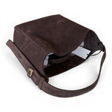 Borsa secchiello suede cioccolato Loristella<BR/> 