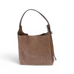 Borsa secchiello suede taupe Loristella<BR/> 