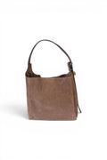 Borsa secchiello suede taupe Loristella