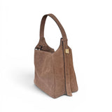 Borsa secchiello suede taupe Loristella<BR/> 