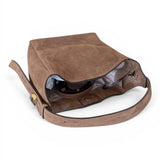Borsa secchiello suede taupe Loristella<BR/> 