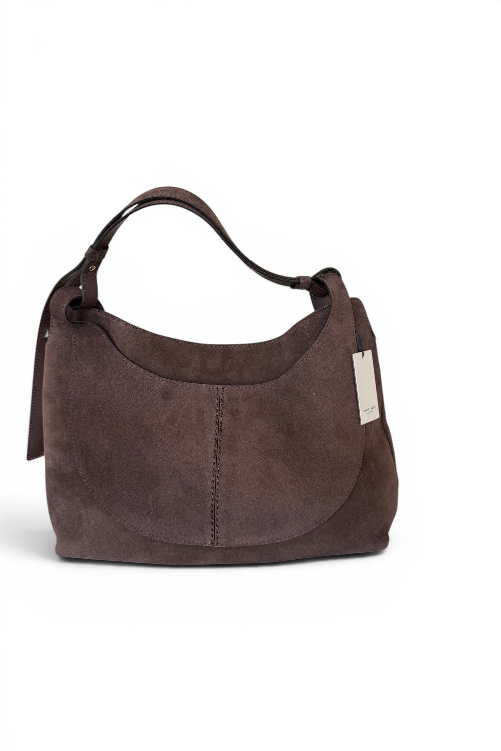 Borsa tracolla Mary suede cioccolato Loristella<BR/> 