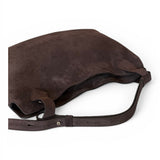 Borsa tracolla Mary suede cioccolato Loristella<BR/> 
