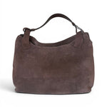 Borsa tracolla Mary suede cioccolato Loristella<BR/> 