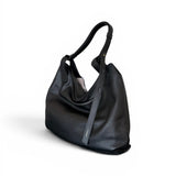 Borsa tracolla Mary pelle nera Loristella<BR/> 