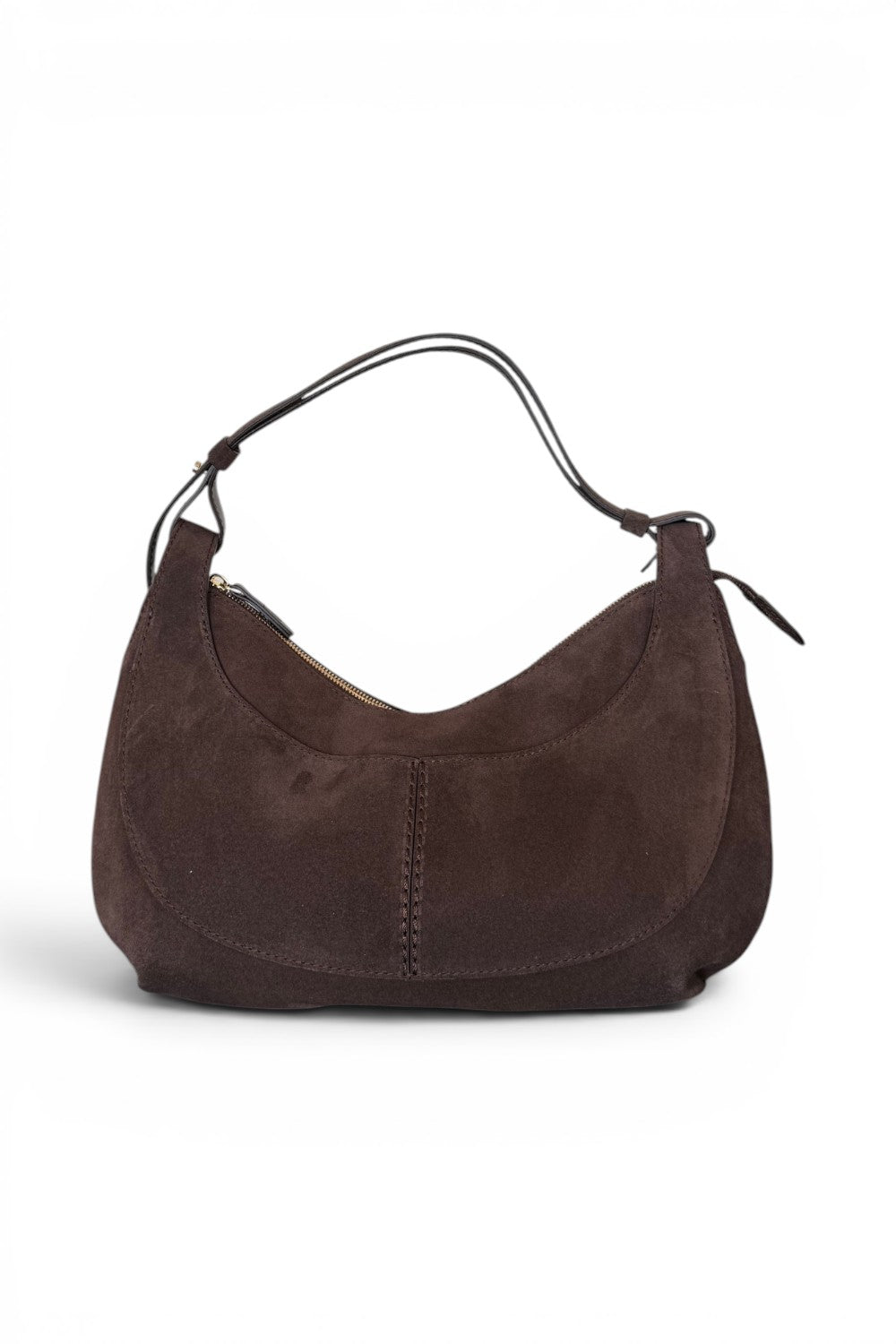 Borsa tracolla Mary piccola suede cioccolato Loristella<BR/> 