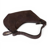 Borsa tracolla Mary piccola suede cioccolato Loristella<BR/> 