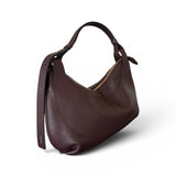 Borsa tracolla Mary piccola pelle cioccolato Loristella<BR/> 