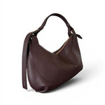 Borsa tracolla Mary piccola pelle cioccolato Loristella<BR/> 