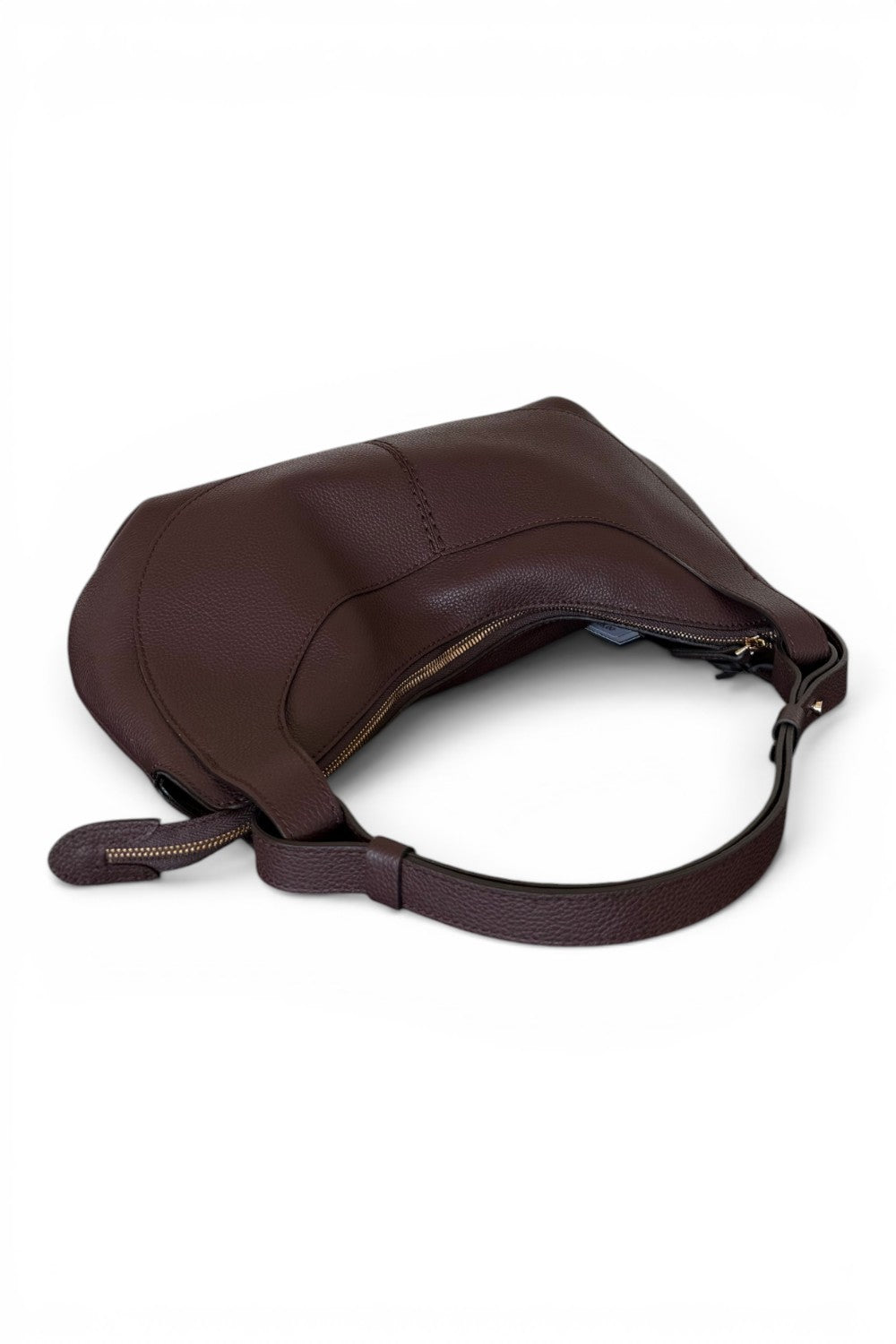 Borsa tracolla Mary piccola pelle cioccolato Loristella<BR/> 
