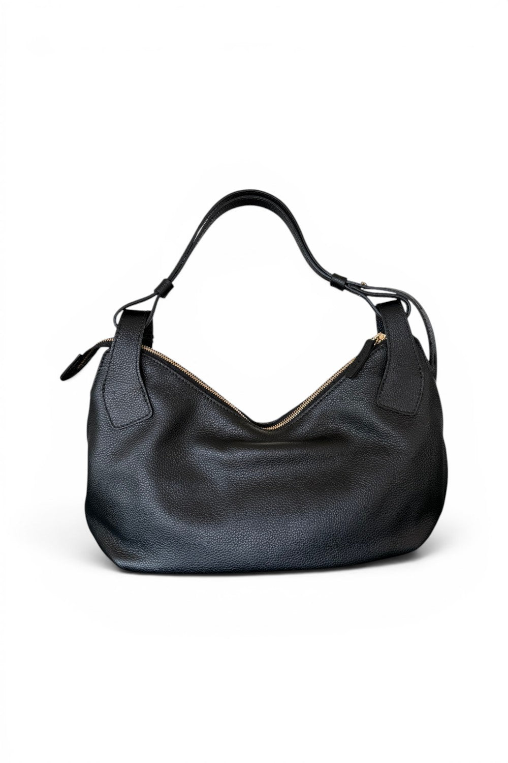 Borsa tracolla Mary piccola pelle nera Loristella<BR/> 