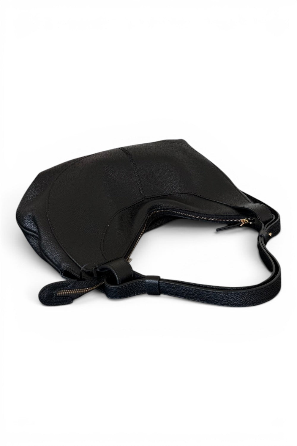 Borsa tracolla Mary piccola pelle nera Loristella<BR/> 