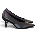 Decolté pelle nera tc 70 Matteo Pitti 