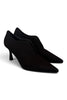 Scarpa accollata scollo V suede nero tc 70 Matteo Pitti