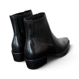 Stivaletto texano pelle nera Mjus<BR/> 