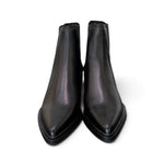 Stivaletto texano pelle nera Mjus<BR/> 