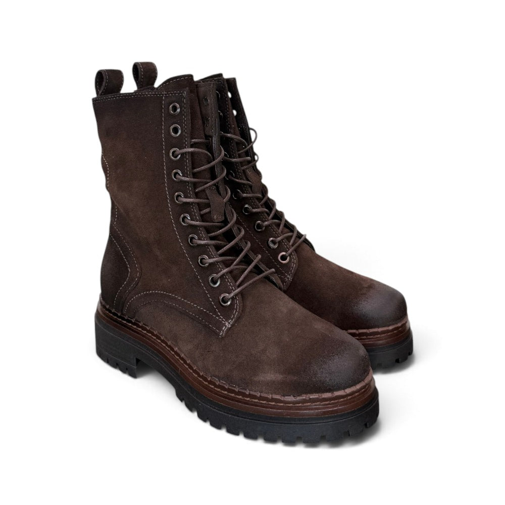 Anfibio donna suede caffè Mjus<BR/> 