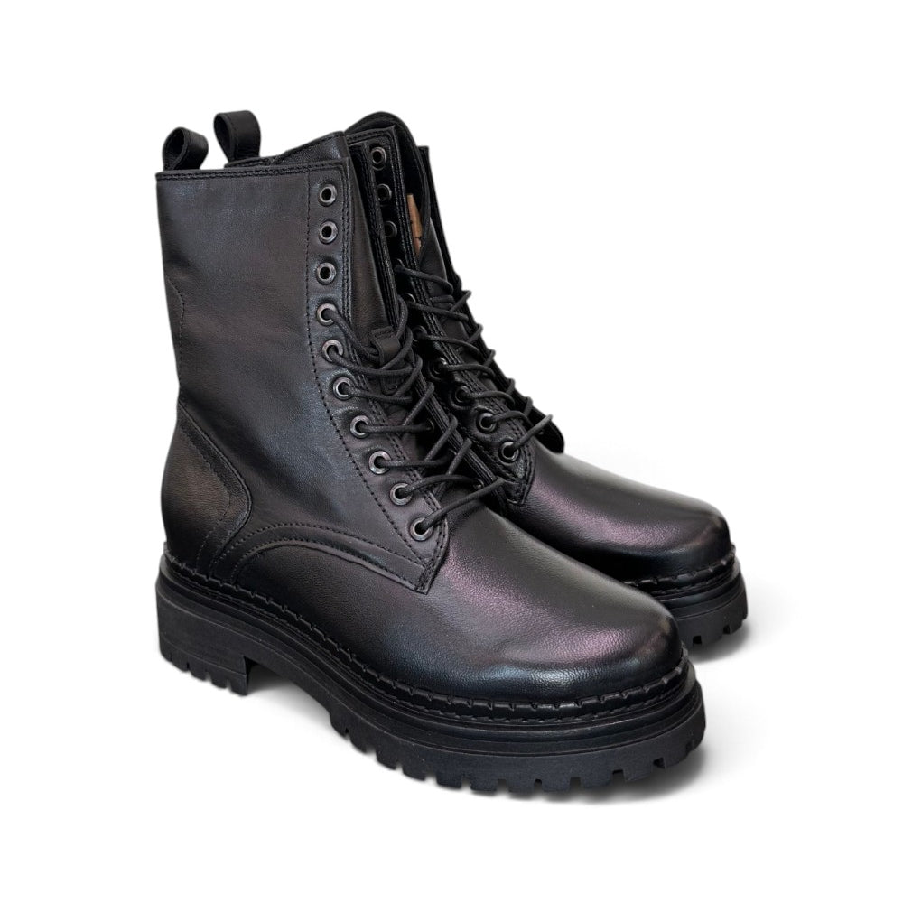 Anfibio donna pelle nera Mjus<BR/> 