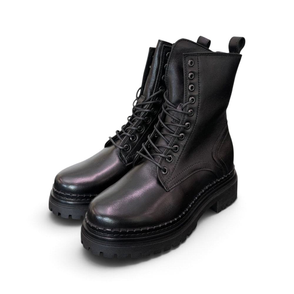 Anfibio donna pelle nera Mjus<BR/> 