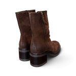 Stivaletto arricciato suede marrone Mjus<BR/> 