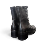 Stivaletto arricciato pelle nera Mjus<BR/> 