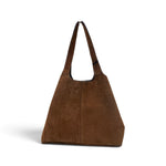 Borsa shopping camoscio cuoio Naomi 