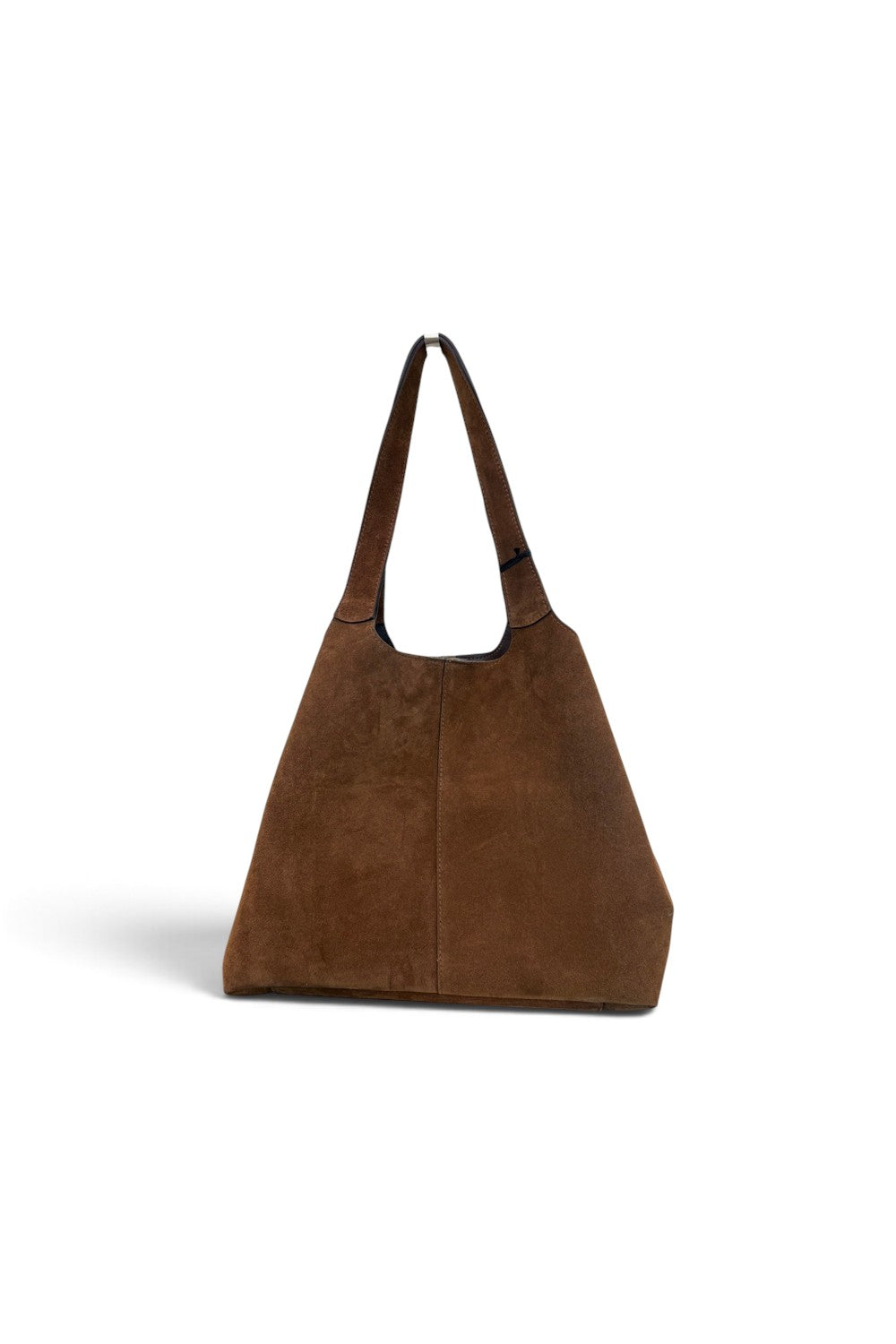 Borsa shopping camoscio cuoio Naomi 