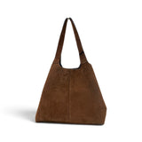 Borsa shopping camoscio cuoio Naomi 