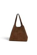 Borsa shopping camoscio cuoio Naomi